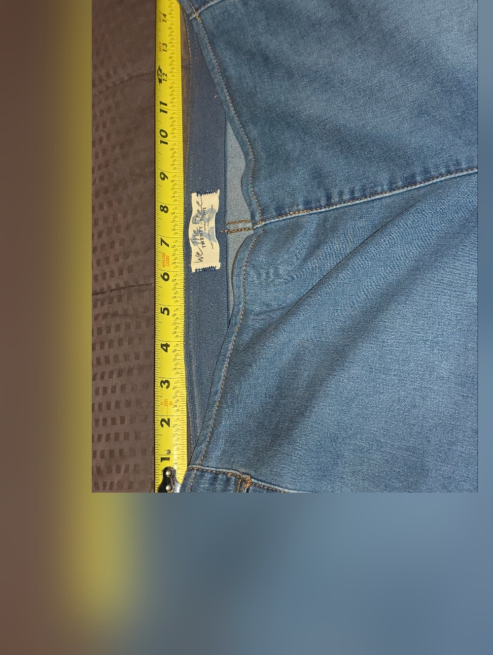 We The Free People Mid-Rise Penny Flare Stretch Denim Jeans Women's Size 28 - Picture 6 of 10